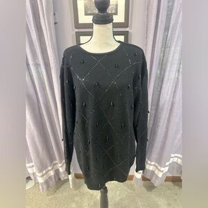 Vintage Liz Claiborne Sequin Sweater